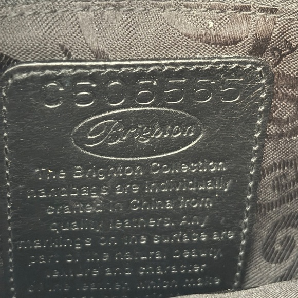 Brighton black signature heart pattern shoulder bag - Picture 5 of 6